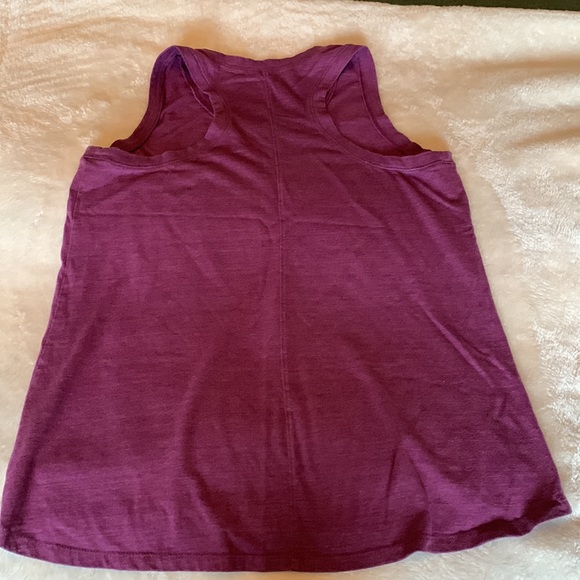 North Face plum colored racer back tank top. - Picture 3 of 3